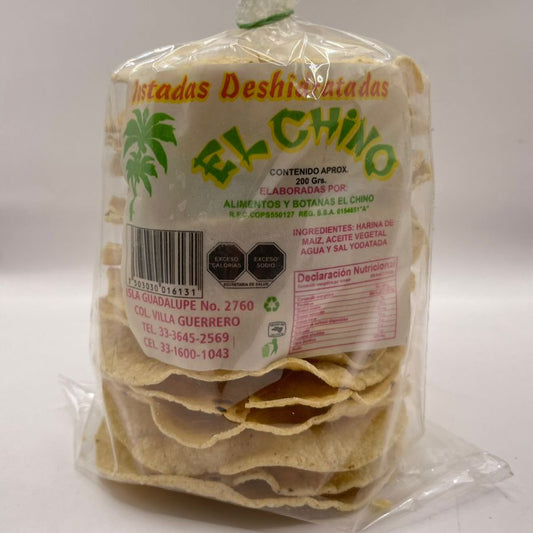 Tostada Deshidratada Paq. 20 Piezas 🔥🌽